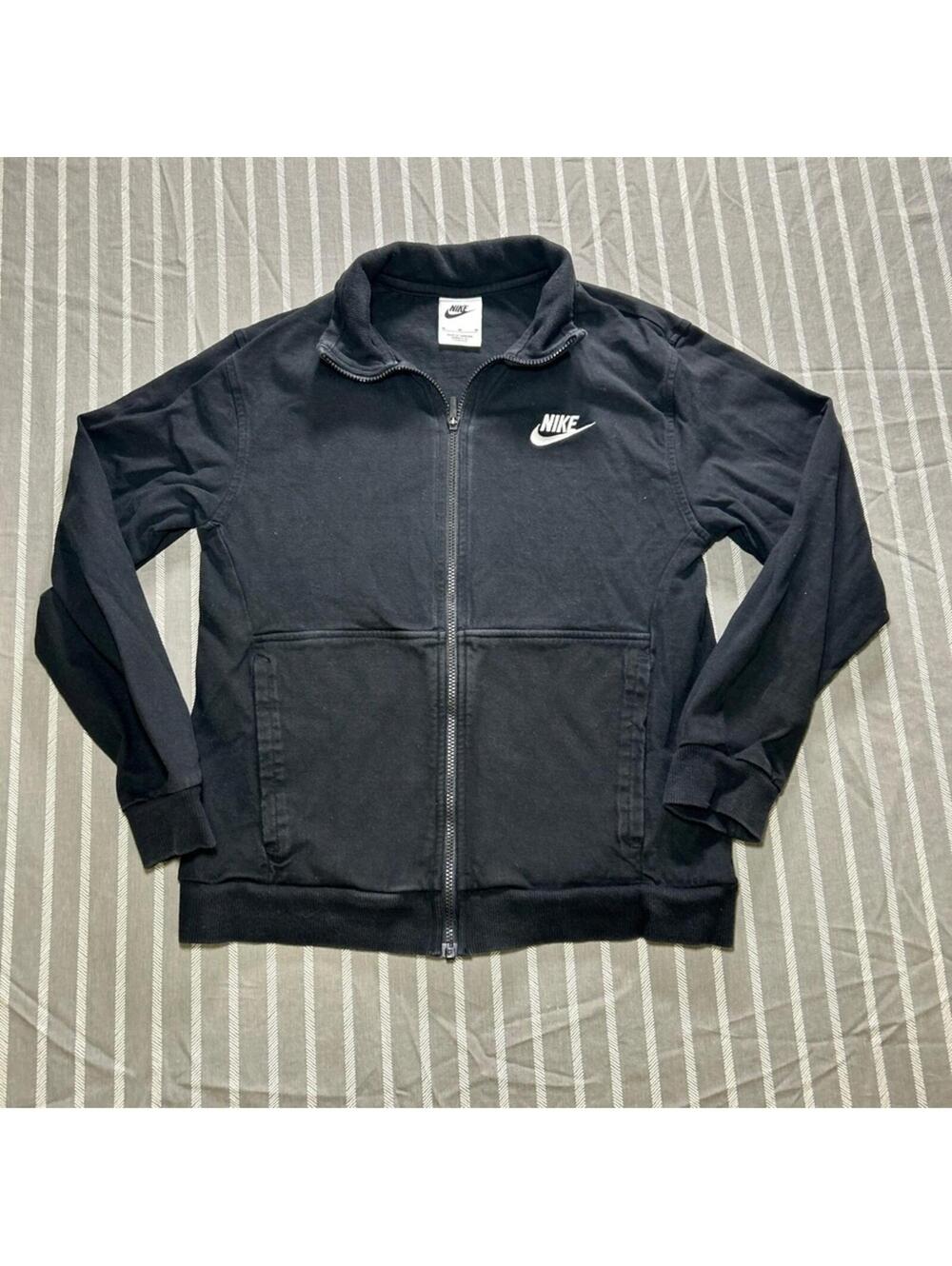 Nike Boys Full Zip Long Sweatshirt black Size Medium